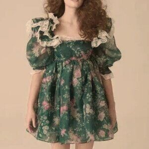 Selkie Green Gables Sugarfrill Dress - 4X